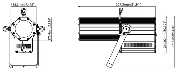 ADJ 1000 WW ENCORE PROFILE Lighting-fig8