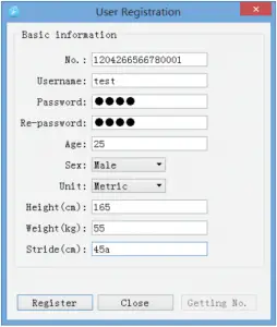 REGISTER OF NEW USER