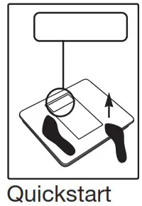 beurer PS 160 Personal Bathroom Scale - Weighing 1