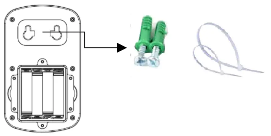 HENDUN Waterproof Gate Door Alarm -You can also install the hook