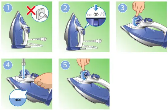 PHILIPS GC3910 PerfectCare Steam Iron - Product Overview 2