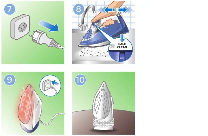 PHILIPS GC3910 PerfectCare Steam Iron - Product Overview 9