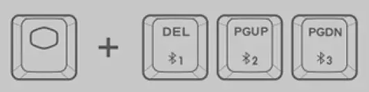 cooler master CK721 Hybrid wireless mechanical keyboard FIG 11