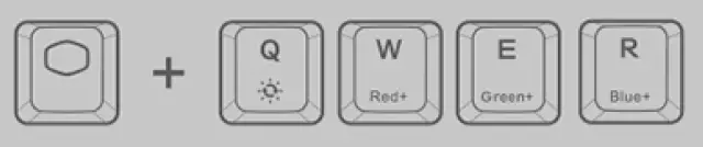 cooler master CK721 Hybrid wireless mechanical keyboard FIG 3