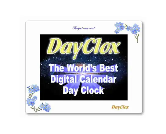 Dayclox I8/15 Digital Clock User Instructions