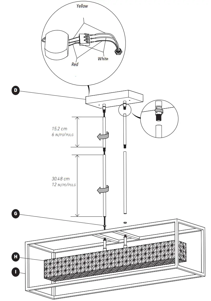 artika PDT BLC C1BL Baldwin LED Pendant Light FIG 3