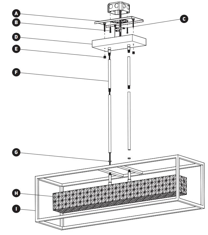 artika PDT BLC C1BL Baldwin LED Pendant Light FIG 5