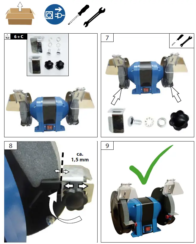 Gude-GDS-125-A-Workbench-Grinding-Machine-fig-5