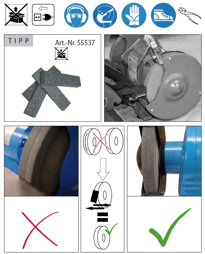 Gude-GDS-125-A-Workbench-Grinding-Machine-fig-7