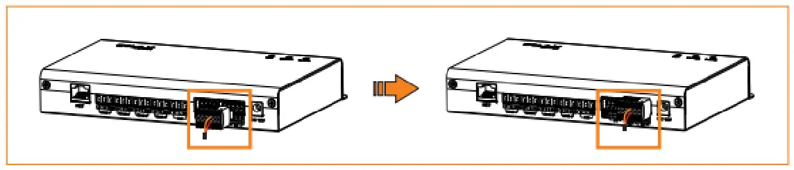 Installation of the DI Signal Cable