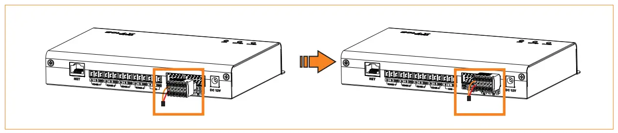 Installation of the AI Signal Cable