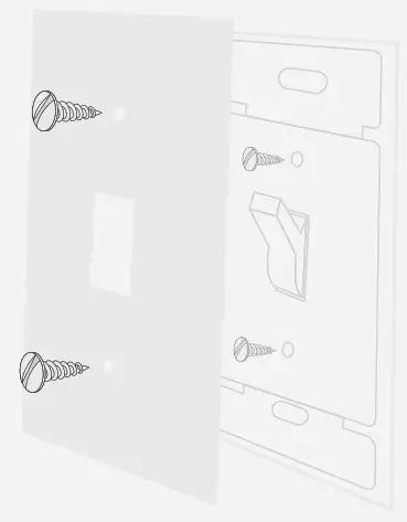 Brilliant 510-00001 All In One Smart Home Control Single Switch - Remove Light Switch