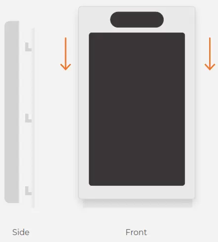 Brilliant 510-00001 All In One Smart Home Control Single Switch - Test the Base and secure the Faceplate