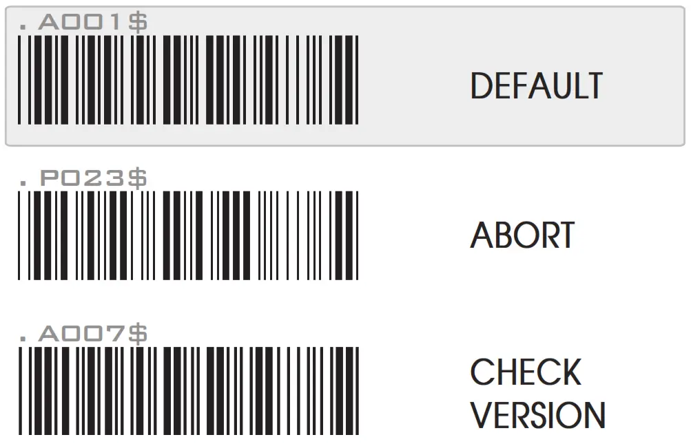 MARSON MT584 Wireless Ring Scanner - GENERAL SETTINGS