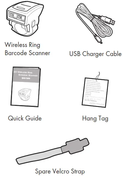 MARSON MT584 Wireless Ring Scanner - OUT OF THE BOX