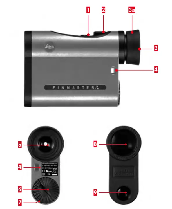 Leica-40533-Pinmaster-II-Golf-Rangefinder-Metric-Yard-fig1