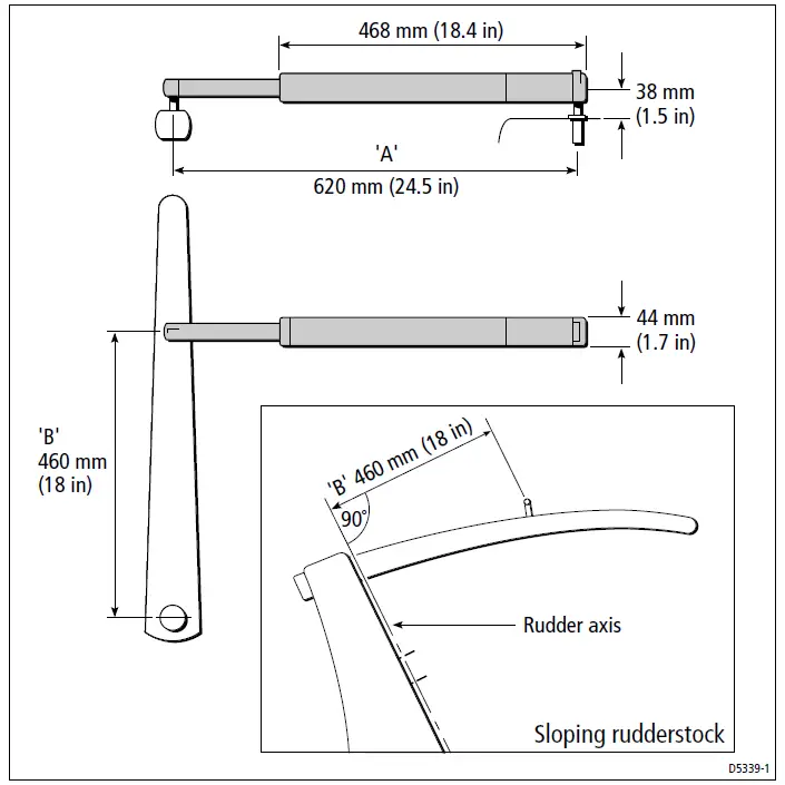 Raymarine EV-100 Tiller Drive Autopilot 03