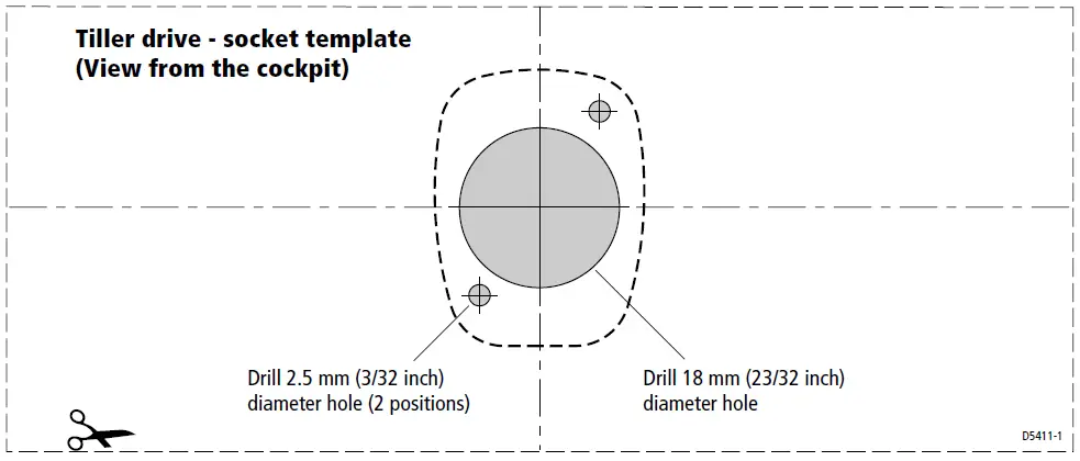 Raymarine EV-100 Tiller Drive Autopilot 12