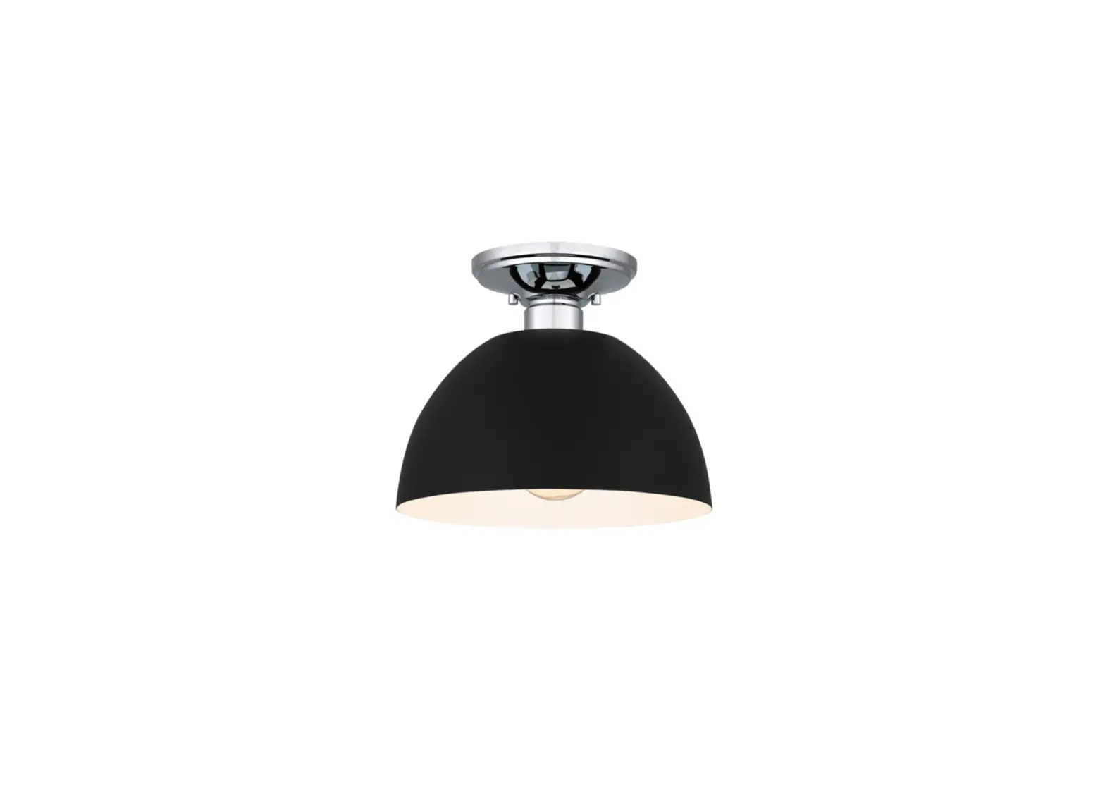 Quoizel Qsf5575ek Alexa 1 Light 10 Inch Earth Black Semi-flush Mount Ceiling Light Installation Guide