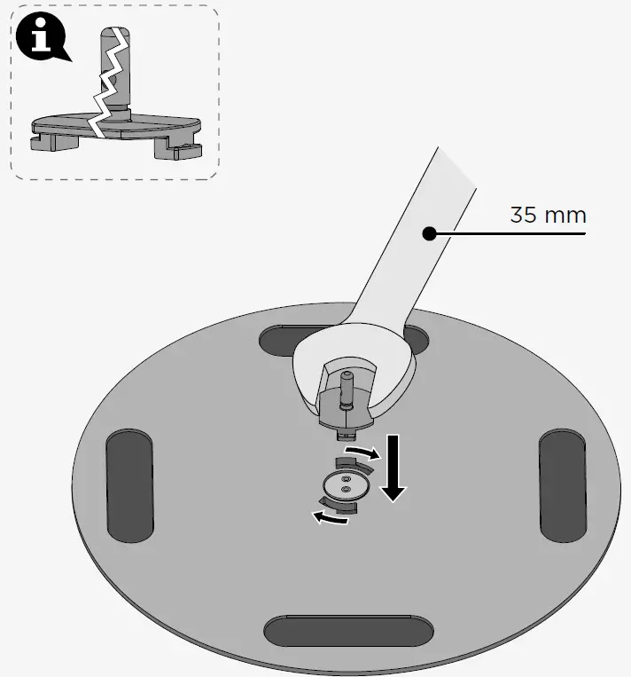 INVACARE DTEC013864 Disk for Dot 07
