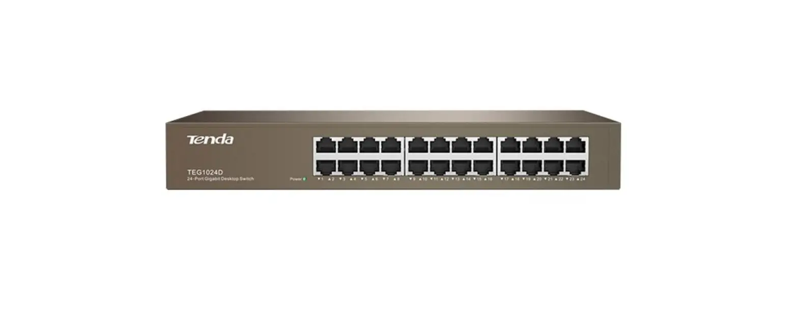 Tenda Teg1024d Network 24-port 10-100-1000 Gigabit Switch Installation Guide