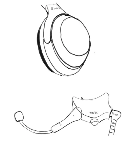avee Sony-XM3 Aviation Microphone-3