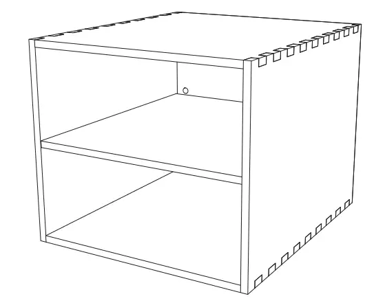INR 120 D Kommod AIR Wood -