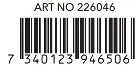 INR 120 D Kommod AIR Wood - barcodeINR 120 D Kommod AIR Wood - barcode