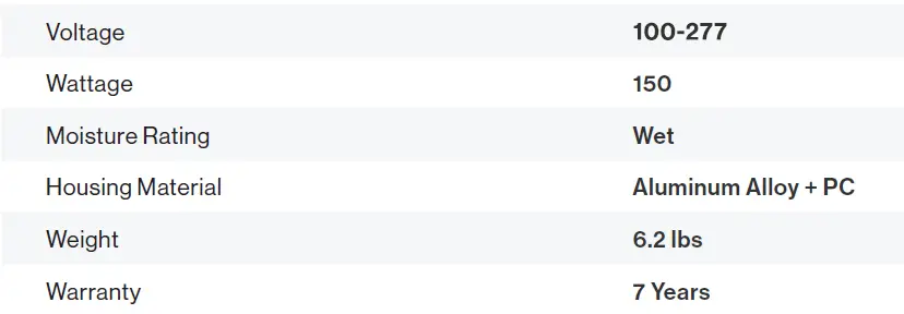 SUNCO-LIGHTING-UFO-High-Bay-LED-Fixture-with-Accessory-Socket-fig-8