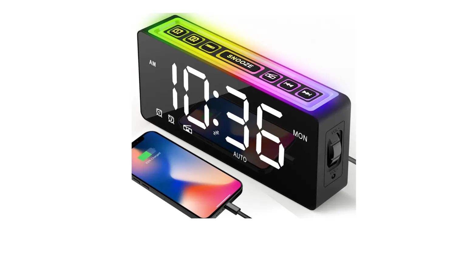 Sicsmiao M201 Digital Alarm Clock Radio Owner's Guide