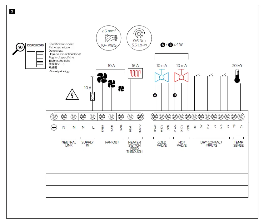 PHILIPS-DDFCUC010-Fan-Coil-Unit-Controller-Instruction-Manual-FIG-2
