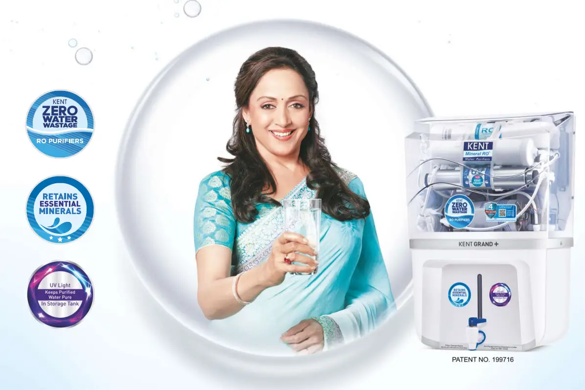 KENT UV Water Purifier with a Built in Hydrostatic Tank