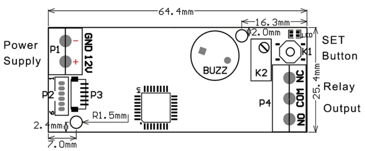 GROW K202 Control Board
