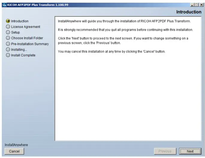 Using the AFP2PDF Plus Transform