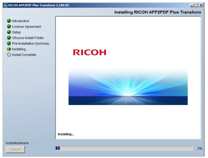 Using the AFP2PDF Plus Transform