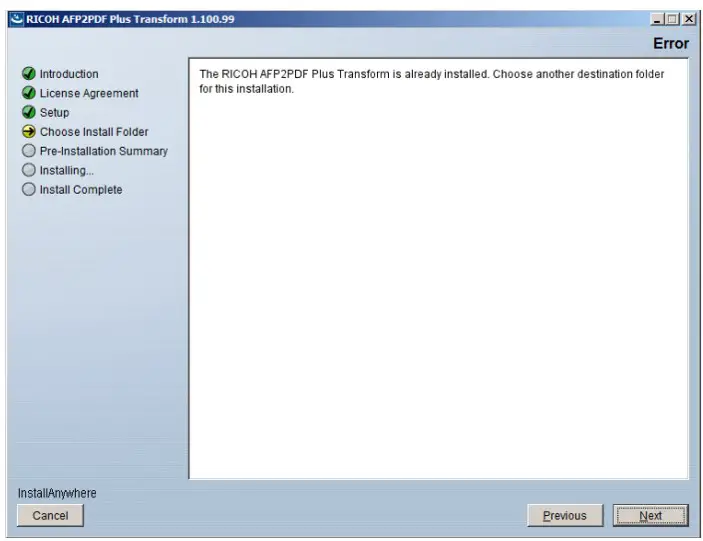 Using the AFP2PDF Plus Transform