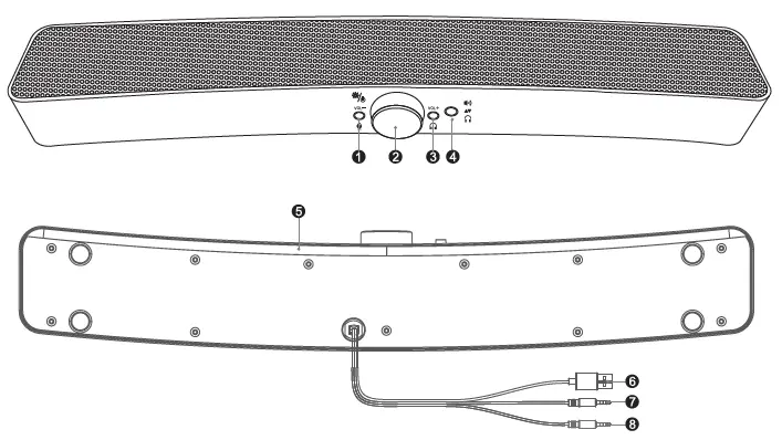 anko-KMT085-RGB-Bluetooth-Curved-Soundbar-fig-1