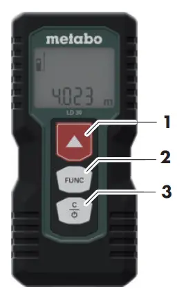 metabo LD 30 Laser Distance Meter-FIG-1
