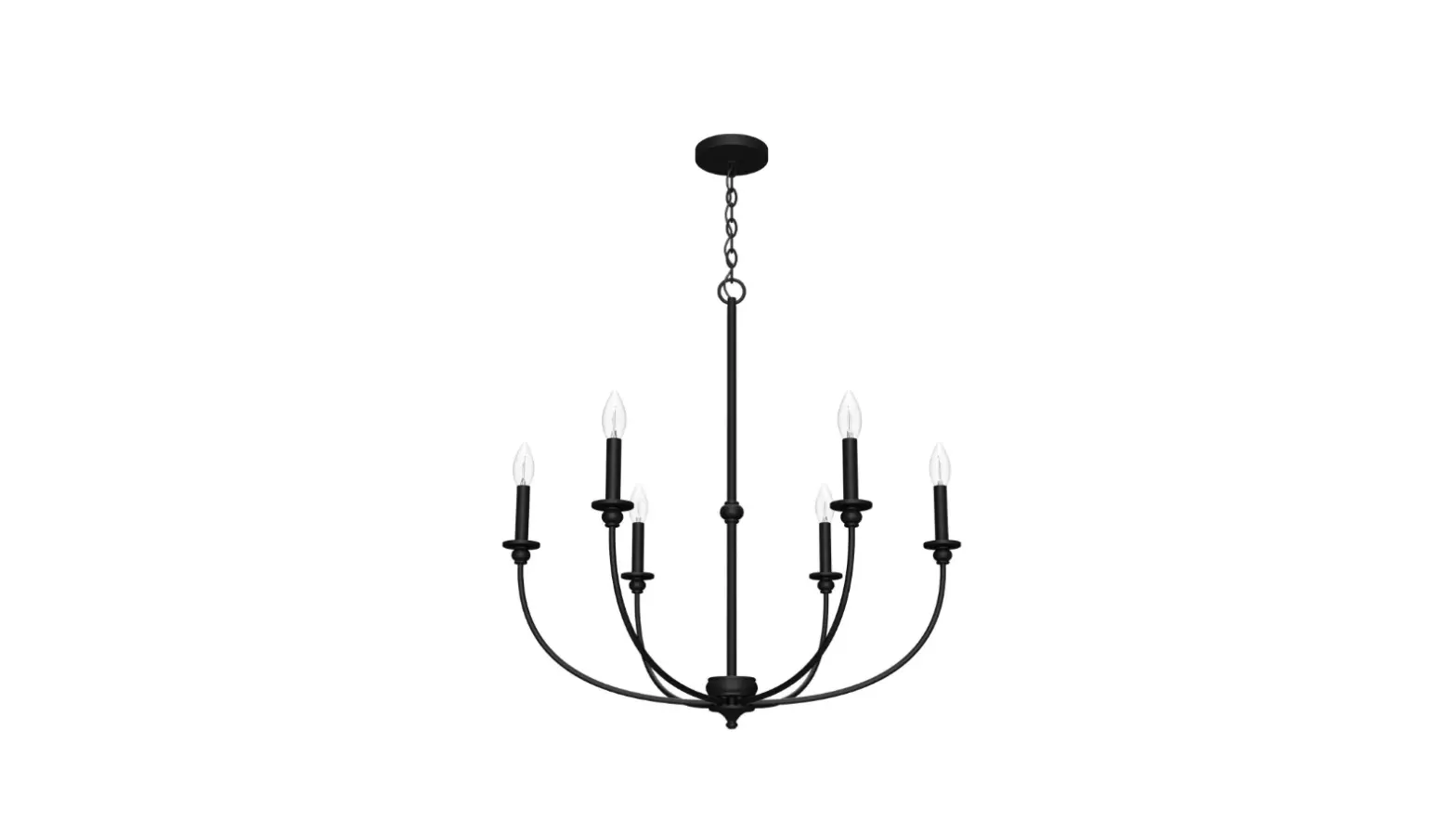 Hunter 19634 6 Light Chandelier Instruction Manual