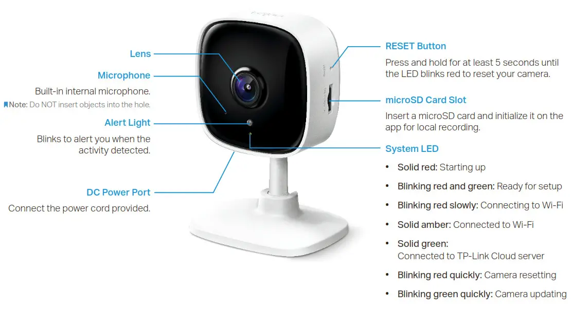 tp-link Home Security Wi-Fi Camera - Appearance
