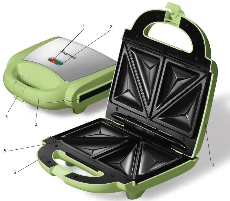 Starfrit-Electric-Sandwich-Maker-fig-1