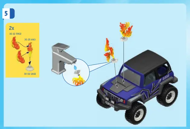 playmobil 70557 City Action Fire Engine with Truck - 14