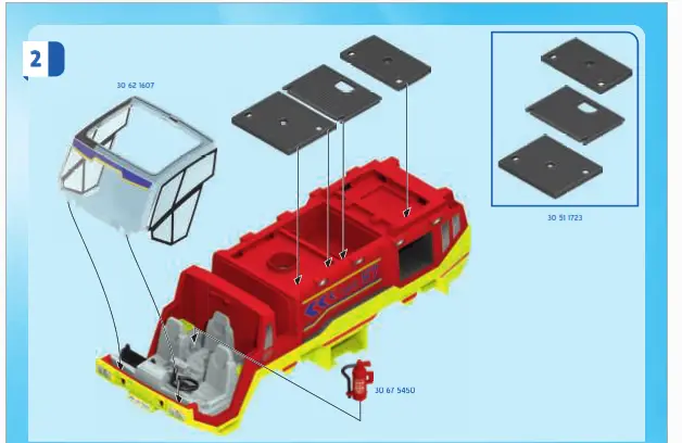 playmobil 70557 City Action Fire Engine with Truck - 3