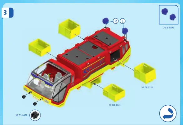 playmobil 70557 City Action Fire Engine with Truck - 4