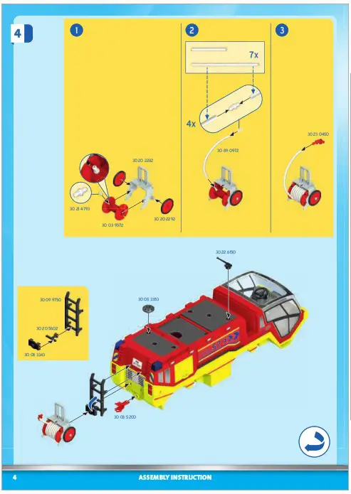 playmobil 70557 City Action Fire Engine with Truck - 5