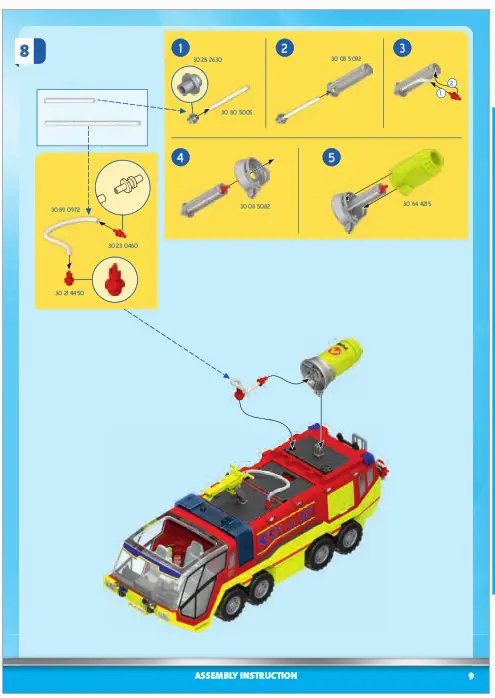 playmobil 70557 City Action Fire Engine with Truck - 9