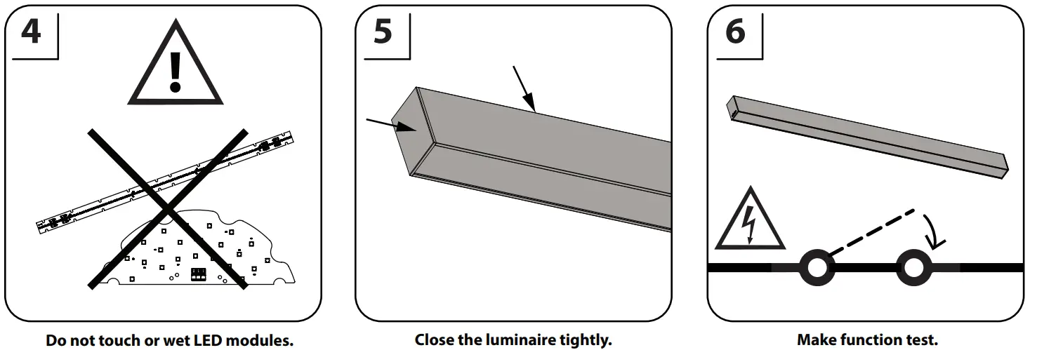 VIZULO STRAW LED Linear luminaire 220 fig 1