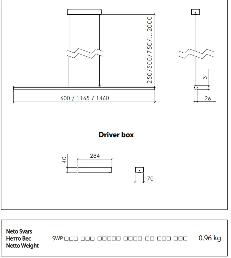 VIZULO STRAW LED Linear luminaire 220 fig 16