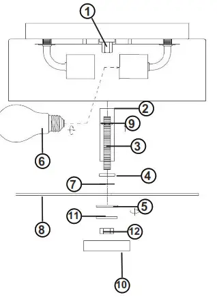 HINKLEY 5041 Mount Ceiling Light - 1