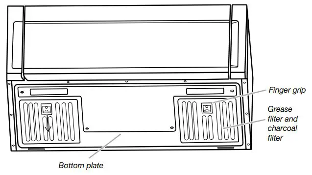 KitchenAid W11404359A Microwave Hood Combination User Guide - To remove the grease filter